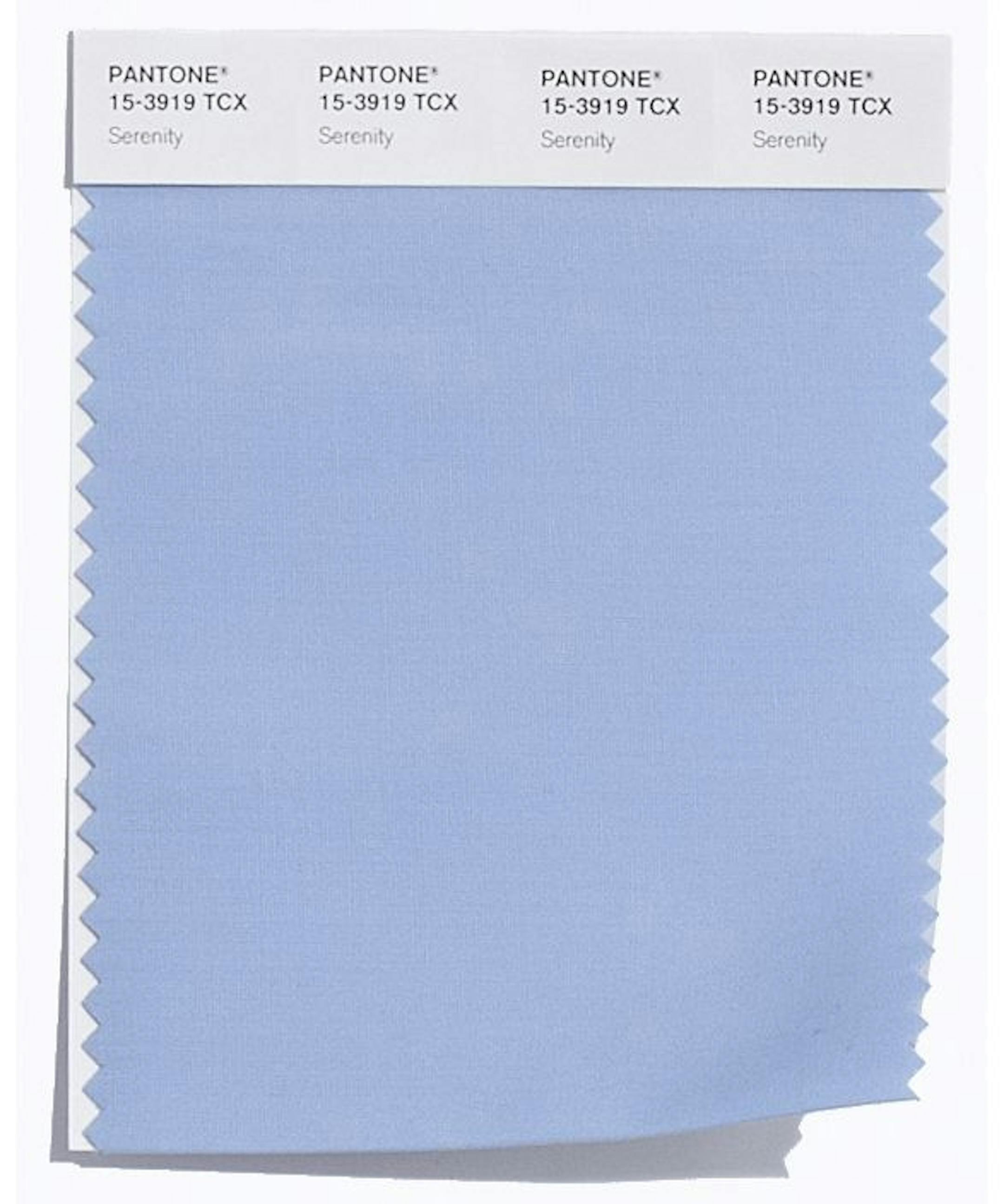 Serenity is one of the two colors of the year for 2016.