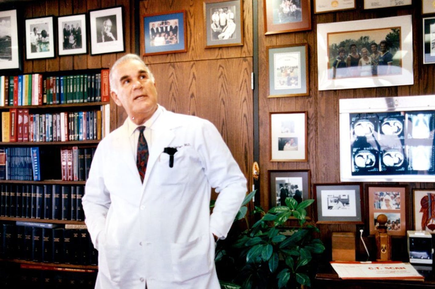 February 13, 1993 University of Minnesota transplant Surgeon John Najarian said he was shocked when "U" President Nils Hasselmo requested his resignation. "Professor Najarian has provided fine leadership for 25 years," Hasselmo said. "The ALG management problem is the sole issue, this is simply an issue of management responsibilities. He will continue as a leading scientist, researcher and teacher at the University." Dr. Edward Humphrey, a senior surgeon on the staff, has been appointed acting s