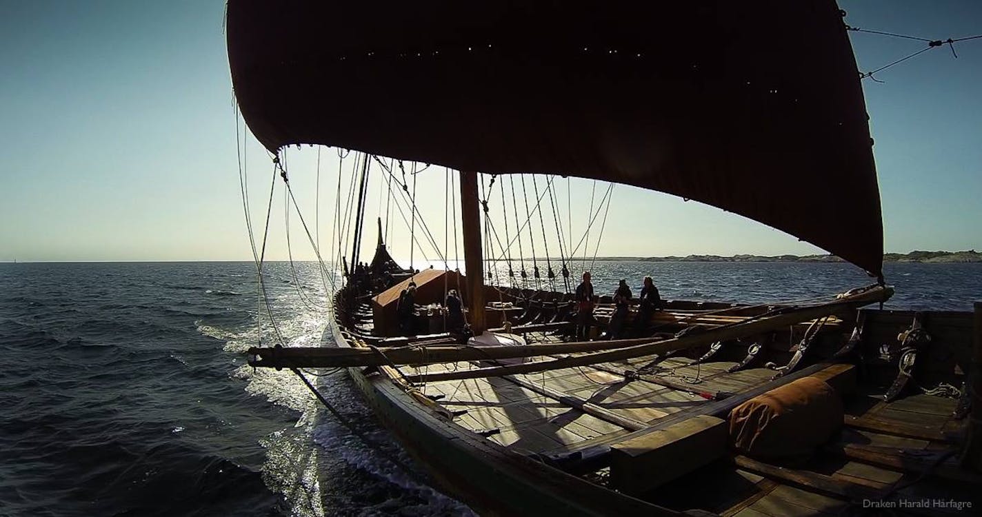 The Draken Harald Hårfagre ship in Norway.