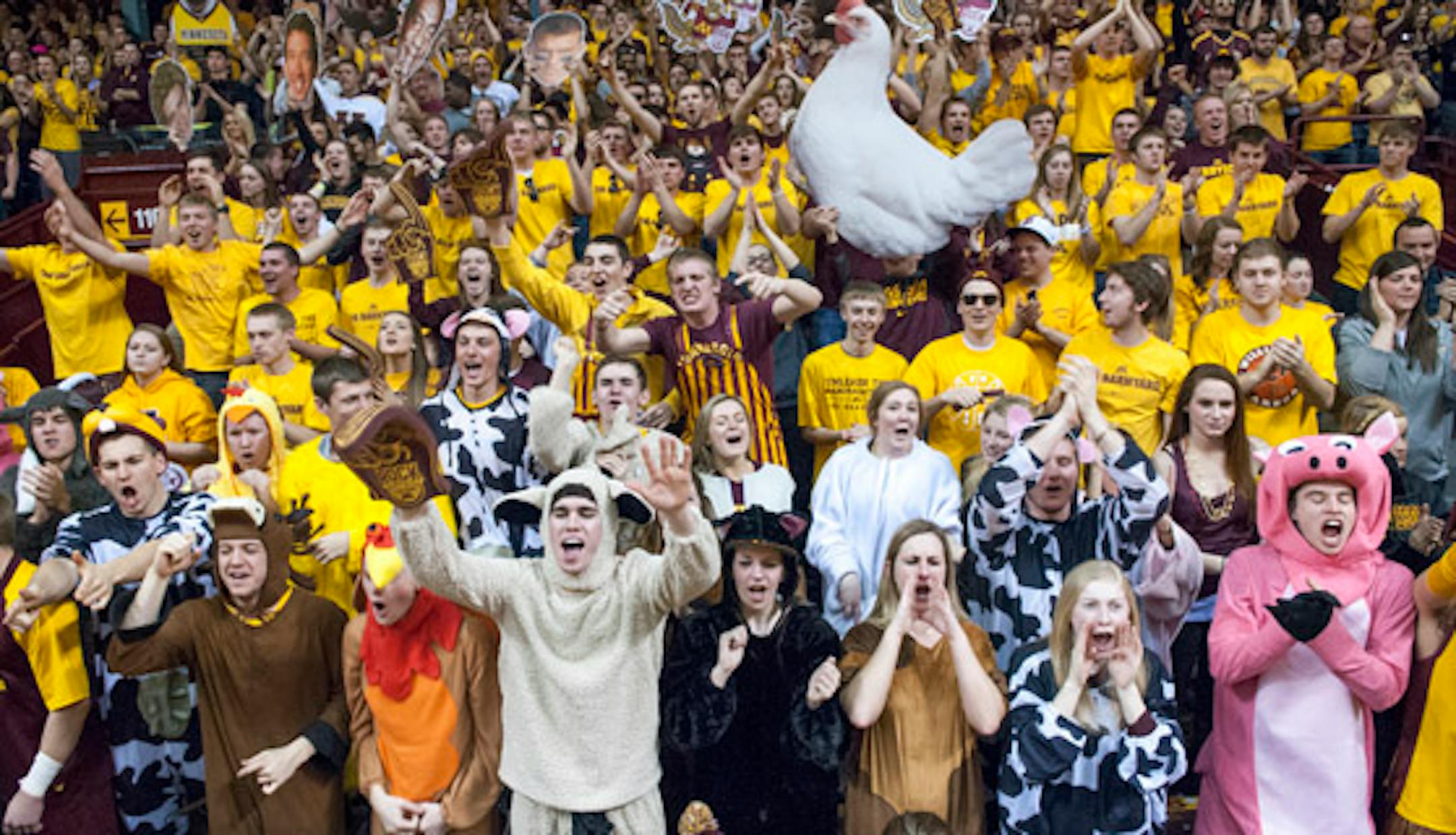 2014 - Minnesota Gopher Men Basketball hosts Indiana