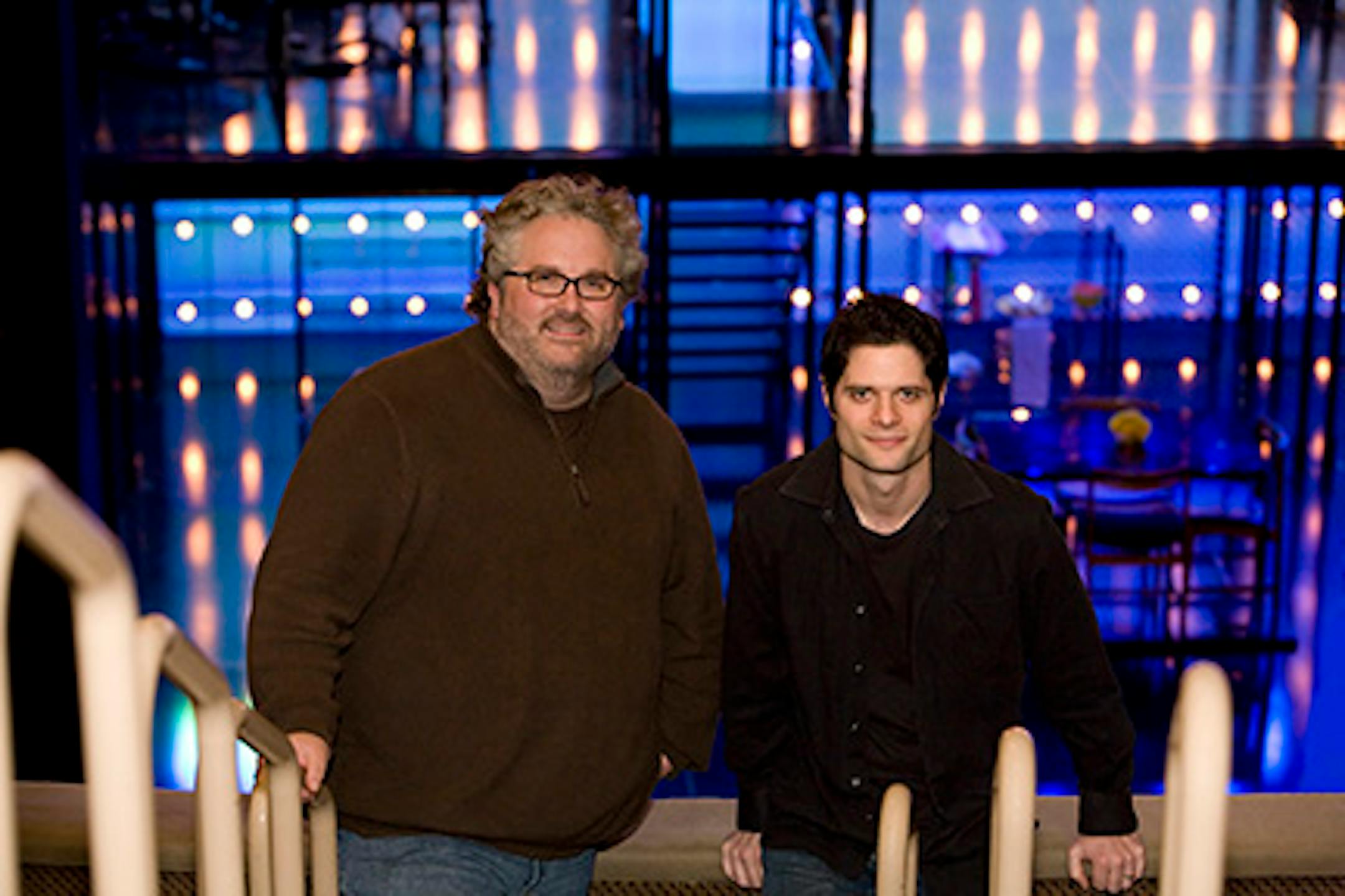 Brian Yorkey, left, and Tom Kitt won a Pulitzer for their musical "Next to Normal."