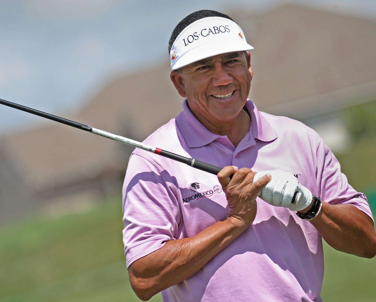 Pro Golfer Esteban Toledo talked with other golfers during the 3M Championship Pro-Am on 7/31/13.] Bruce Bisping/Star Tribune bbisping@startribune.com Esteban Toledo/roster.