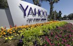 FILE - This Tuesday, July 19, 2016 photo shows a Yahoo sign at the company's headquarters in Sunnyvale, Calif. On Wednesday, Dec. 14, 2016, Yahoo said