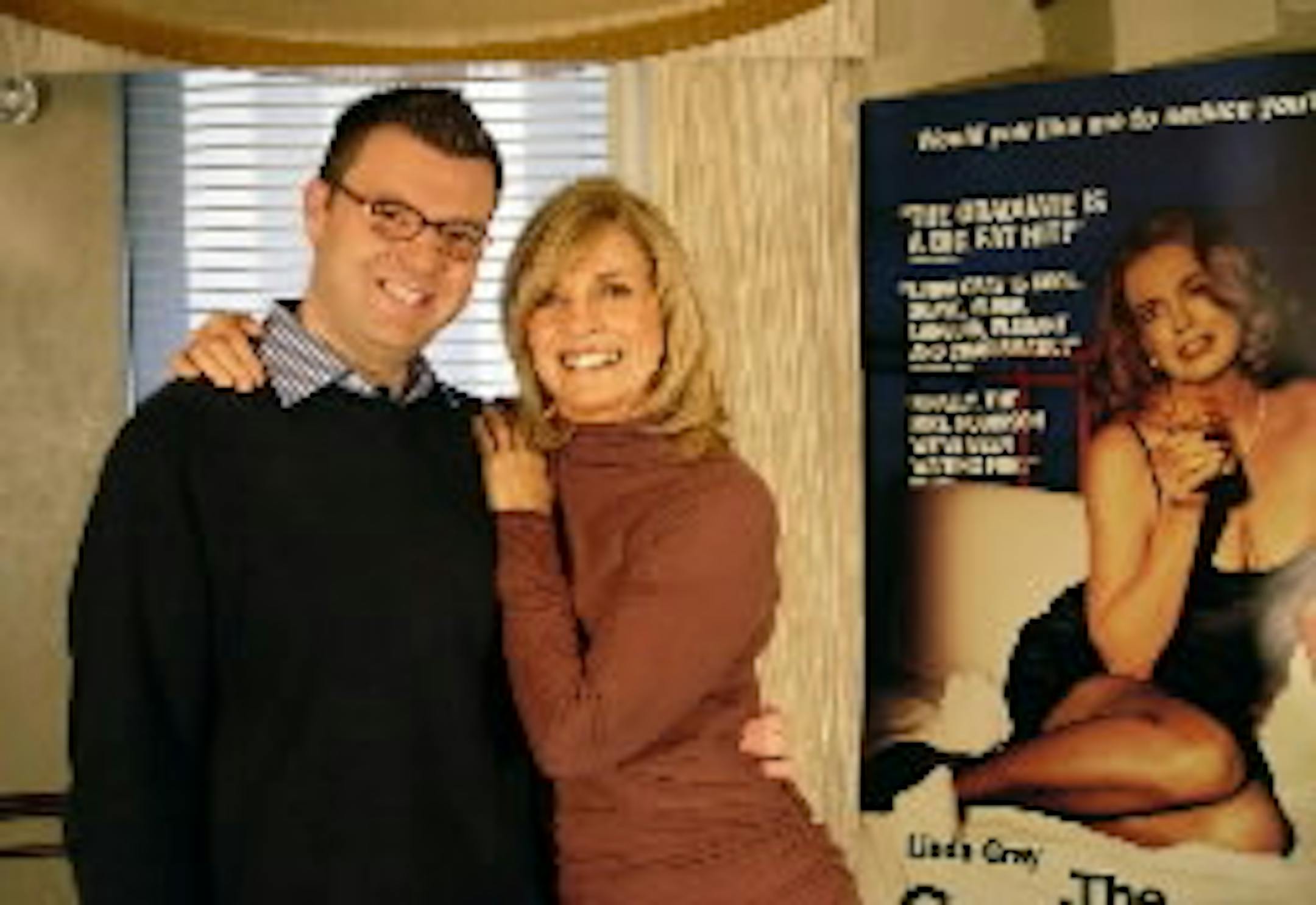 Jason Matheson, with Linday Gray, when he was Fox 9's entertainment reporter.
