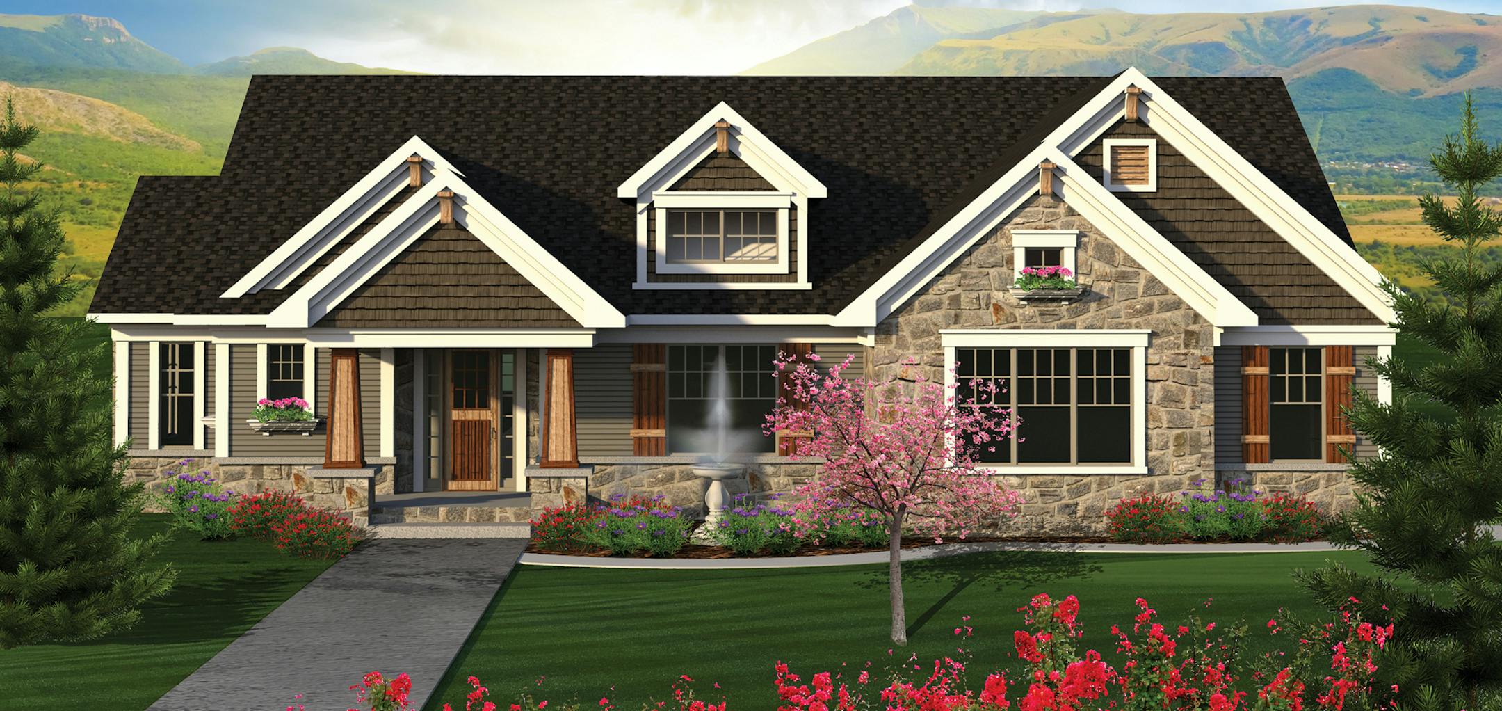 A Craftsman home with smart attention to detail. For 10/25 home plan.