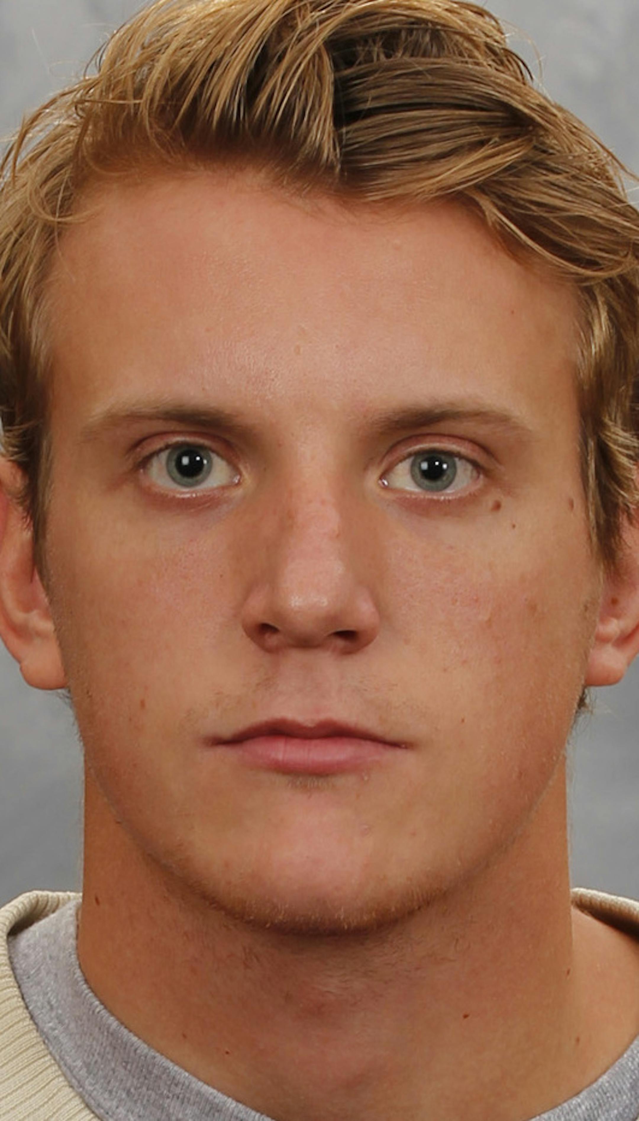 ST. PAUL, MN ‚Äì SEPTEMBER 11: Jonas Brodin of the Minnesota Wild poses for his official headshot for the 2013-2014 season on September 11, 2013 at the Xcel Energy Center in Saint Paul, Minnesota. (Photo by Andy King/NHLI via Getty Images) *** Local Caption *** Jonas Brodin ORG XMIT: 177614294