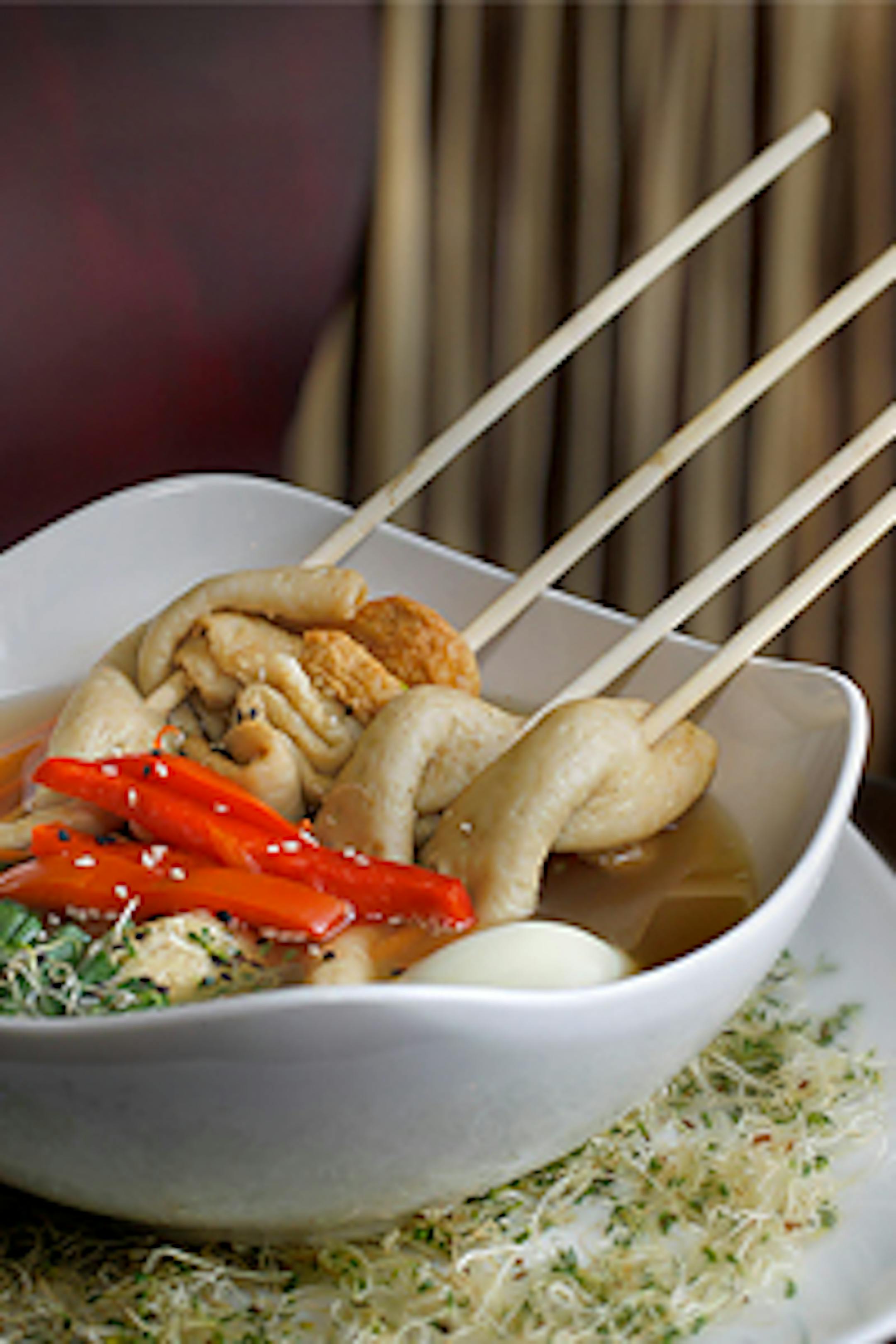 Fish cake soup at Green Spoon