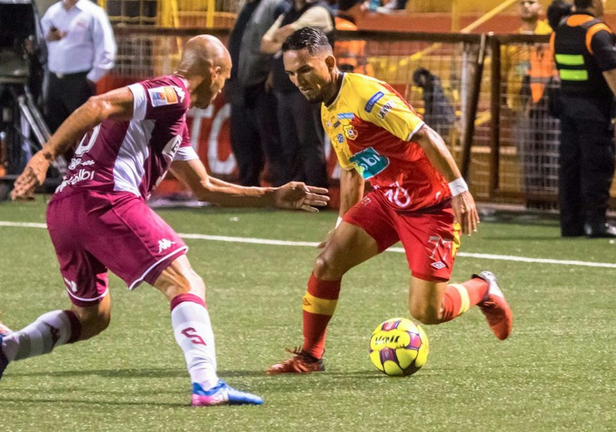 Winger Jose Leiton (right) was acquired on loan by Minnesota United FC.