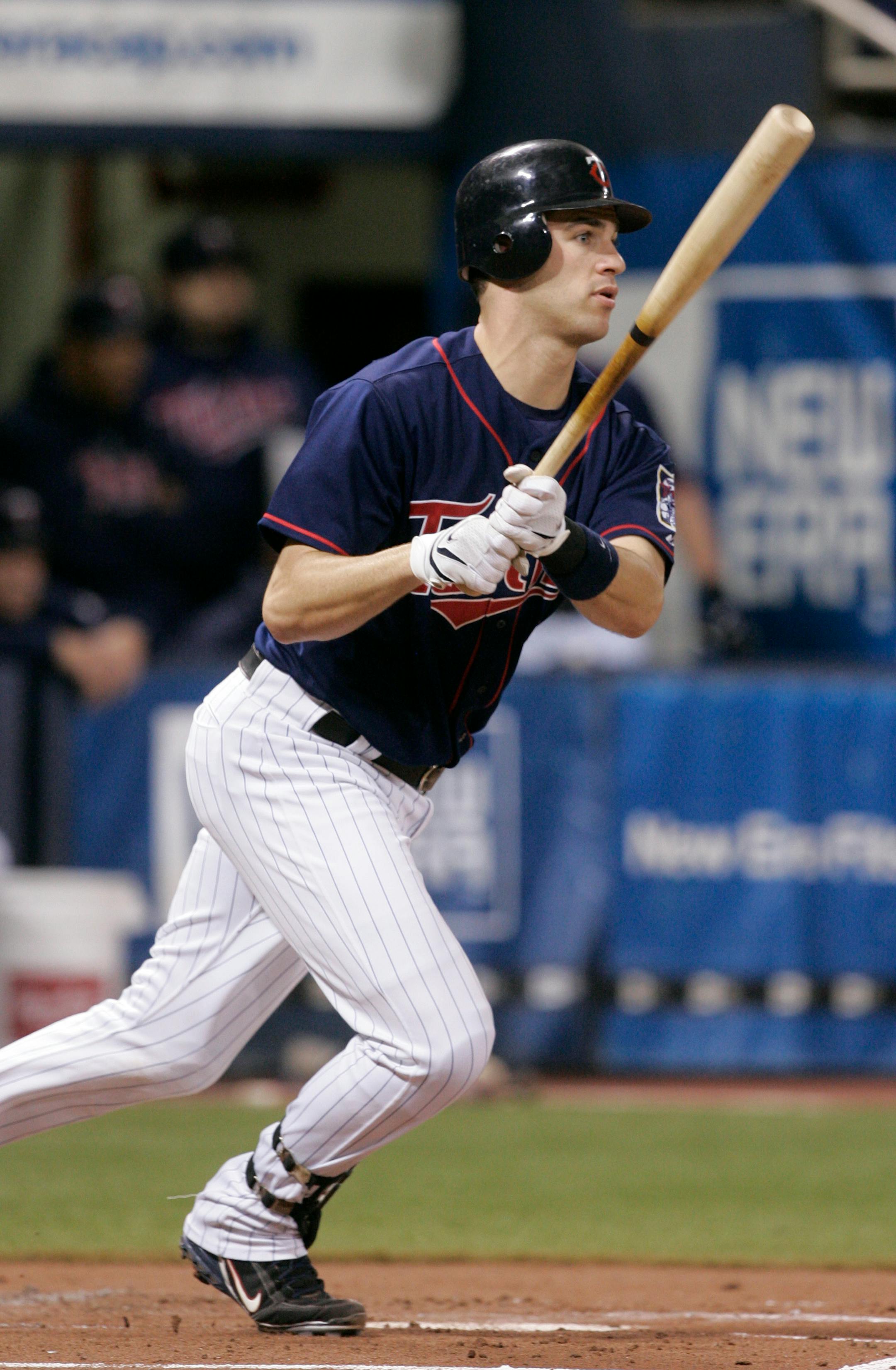 Minnesota Twins' Joe Mauer hit an RBI double off Detroit Tigers' Armando Galarraga Monday.