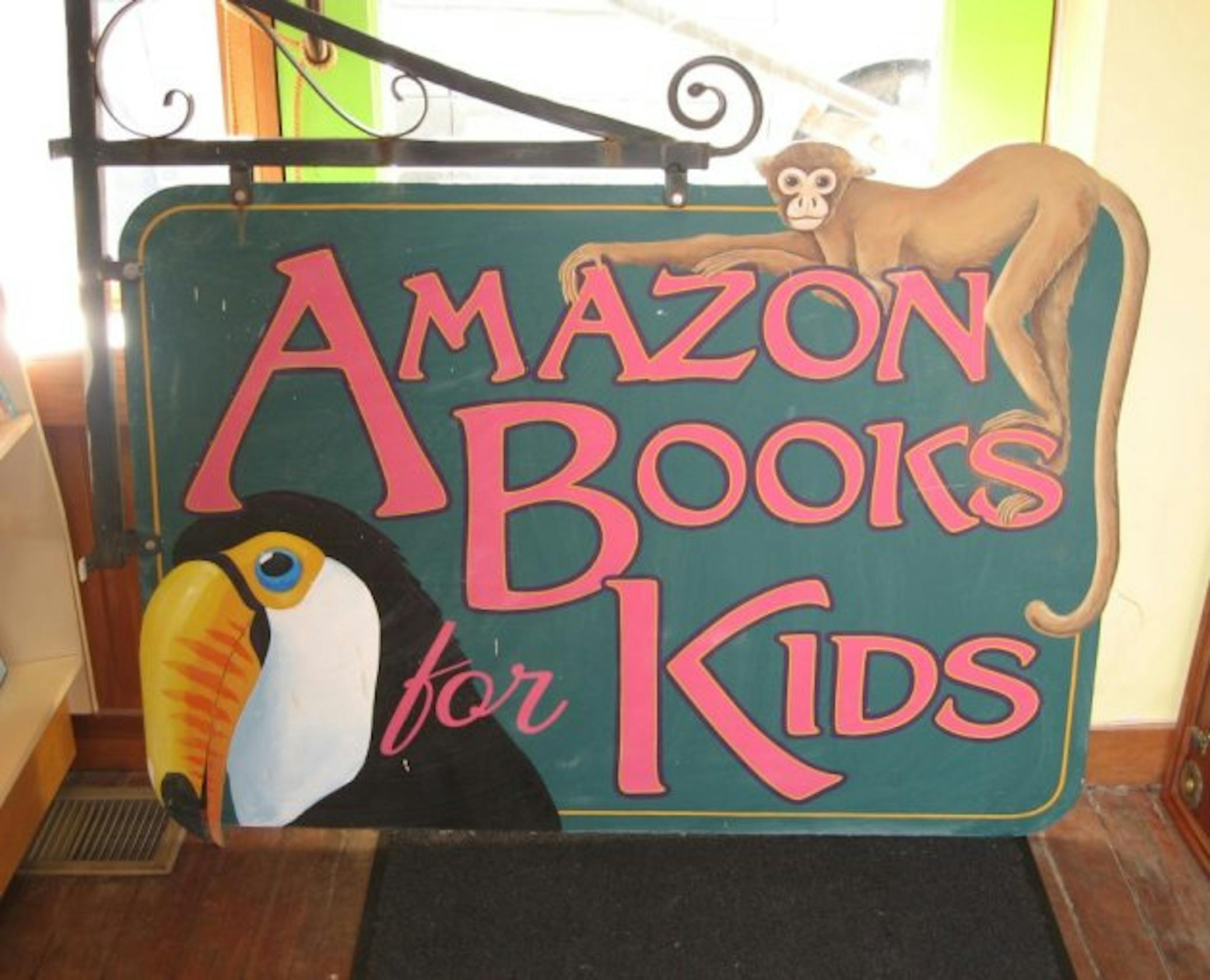The store's kidbooks sign is now for sale on E-bay.