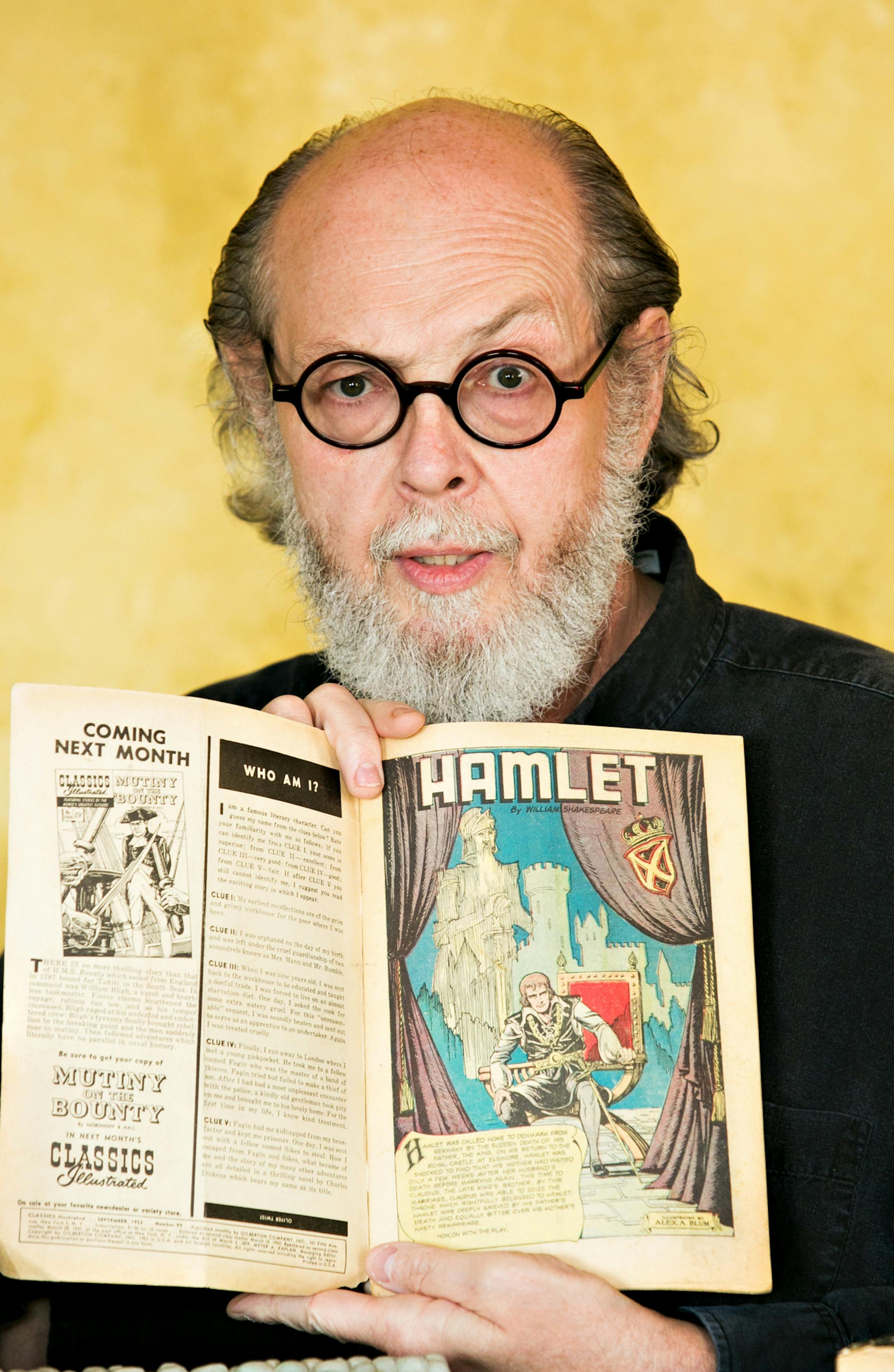 Jeffrey Hatcher in "Jeffrey Hatcher's Hamlet". Part of the Illusion's Fresh Ink Series. PHOTO CREDIT: Lauren B. Photography