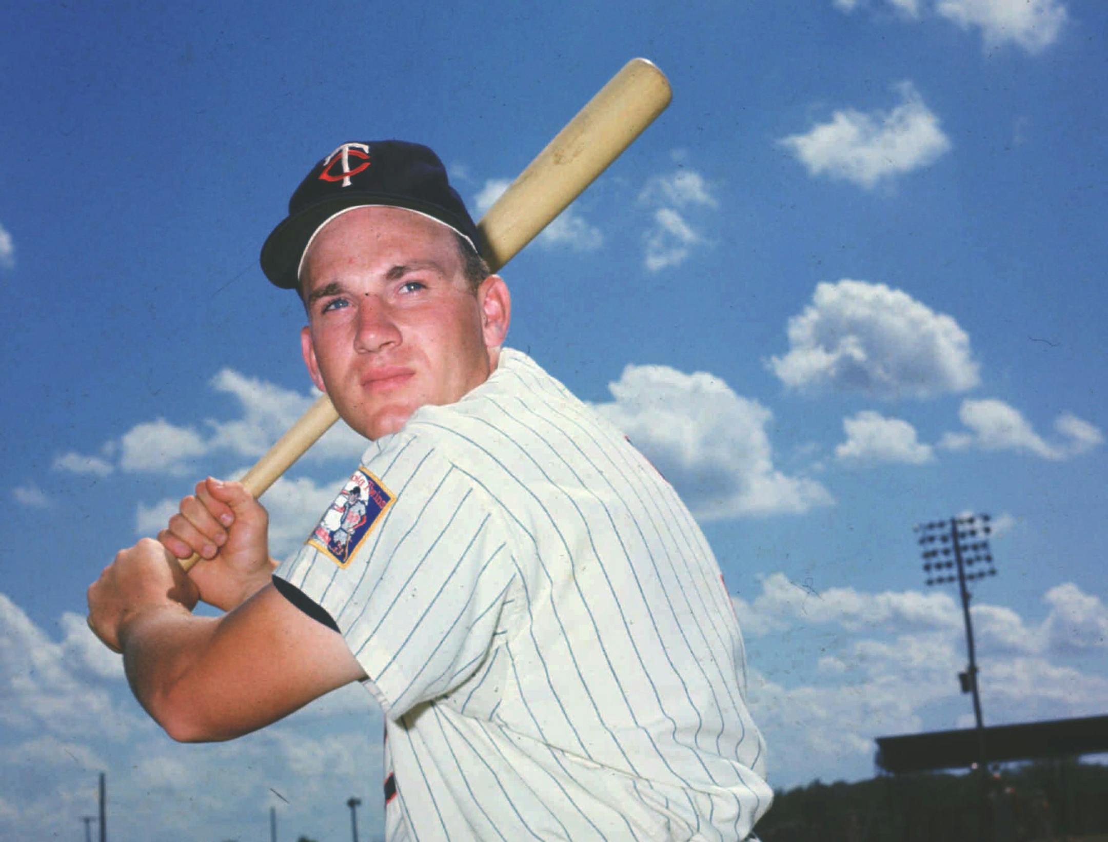 Still muscle-bound more than 20 years after retiring from baseball, Hall of Famer Harmon Killebrew, shown in this undated photo, thinks even he could join the legion of hitters jacking balls beyond stadium fences this season. ``If I was playing right now, I think I could probably hit 20 home runs,'' said Killebrew, whose 573 rank him fifth on the career list. ``I could hit more, but you got to remember I'm 60 years old.'' (AP Photo) ORG XMIT: NY176 ORG XMIT: MIN1406132333030454 ORG XMIT: MIN1411