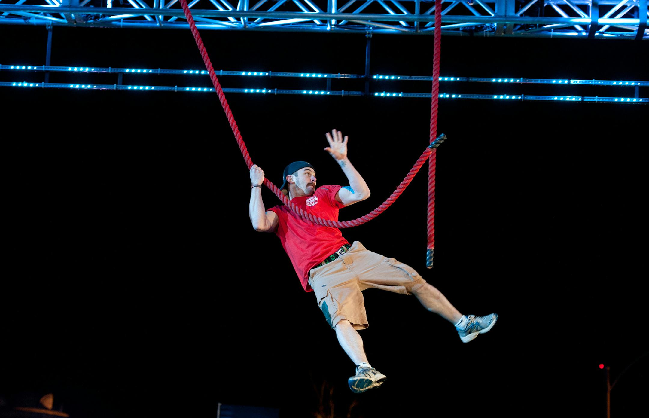 AMERICAN NINJA WARRIOR -- "St. Louis" -- Pictured: David Cavanagh -- (Photo by: Fernando Leon/NBC) ORG XMIT: Season:6
