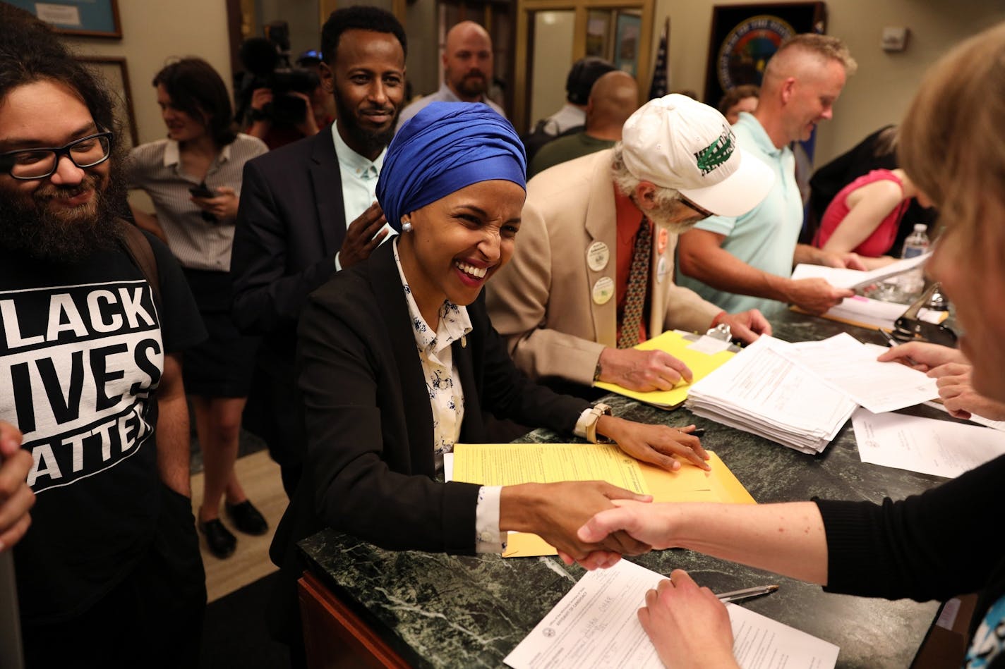 State Rep. Ilhan Omar filed Tuesday, June 5, 2018, to run for the Congressional seat U.S. Rep. Keith Ellison is leaving.