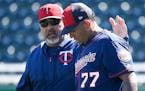 Eddie Guardado (left) is among the five coaches let go by the Twins.