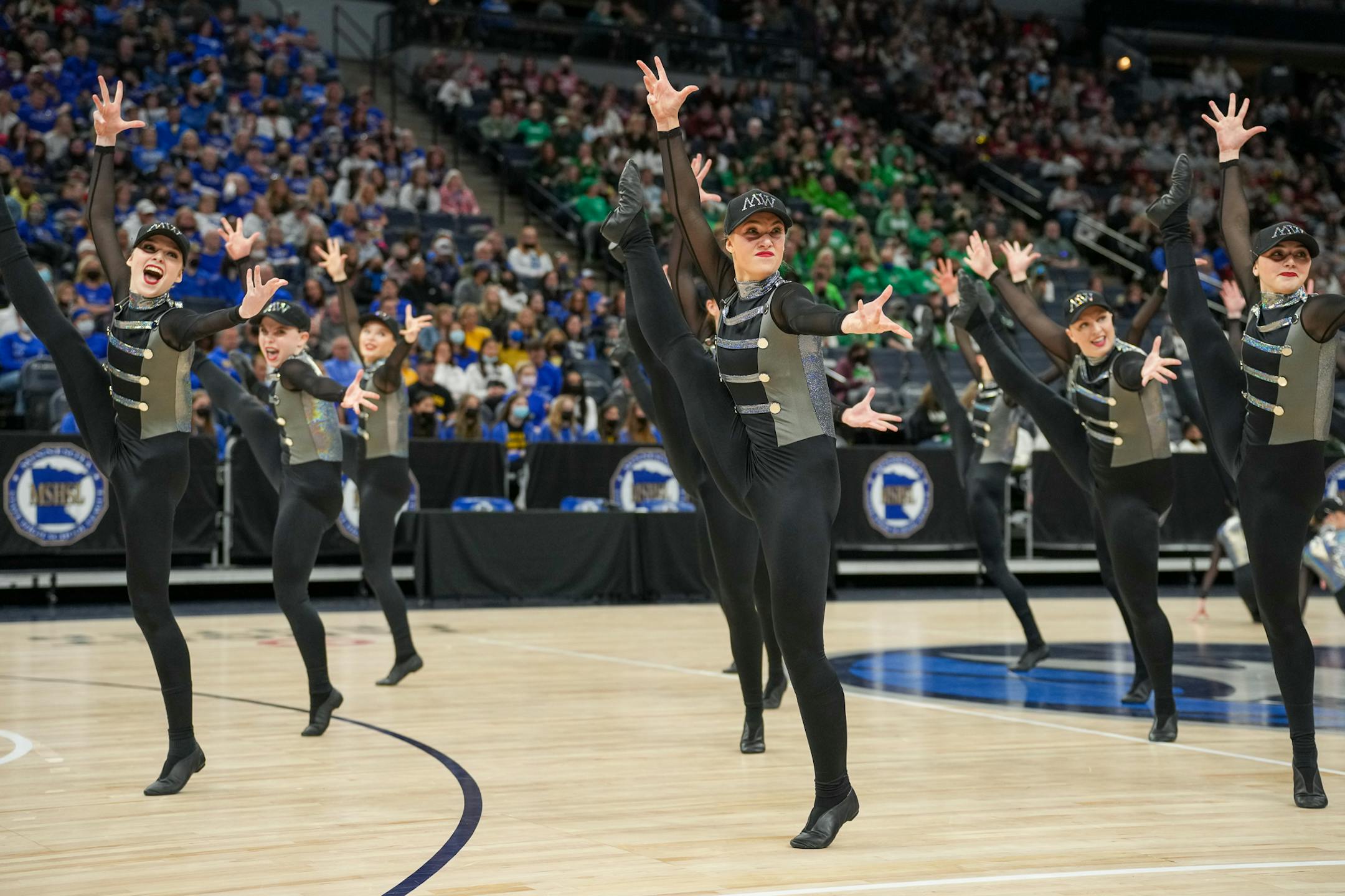 Mound Westonka performs at the Class 2A MSHSL State High Kick Dance Tournament.