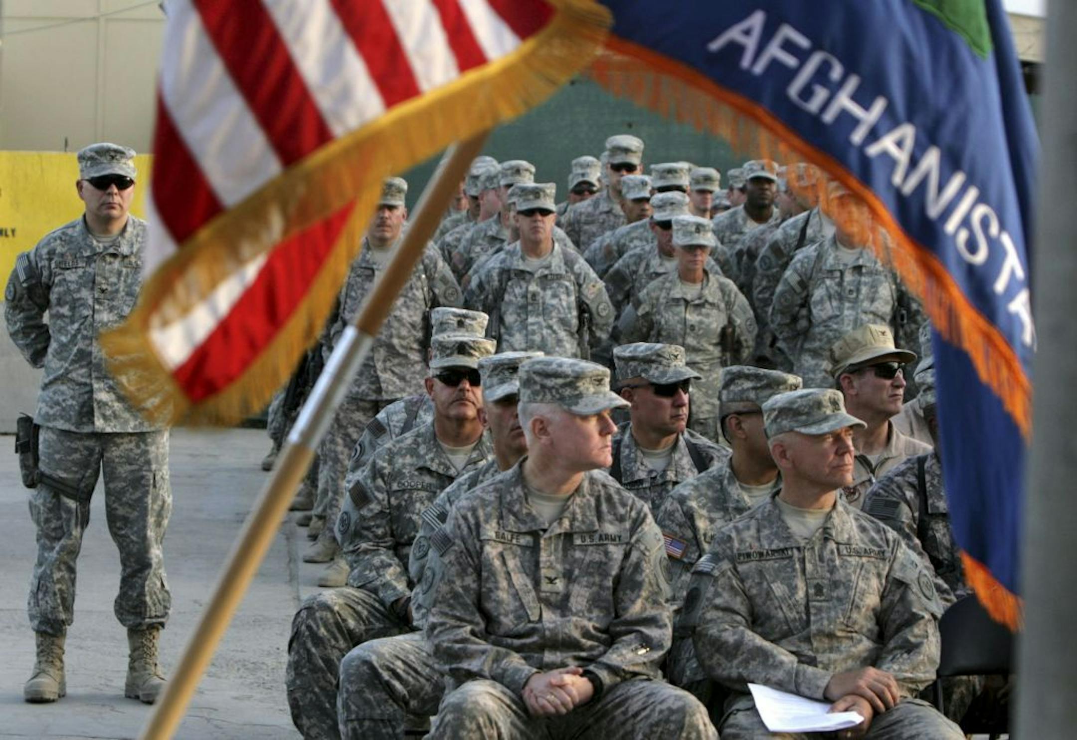 File photo of U.S. troops in Afghanistan.
