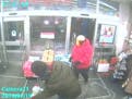 One of the suspects in the robbery of a Walgreens pharmacy in Edina is shown entering the store in this surveillance photo. The suspect is wearing a s