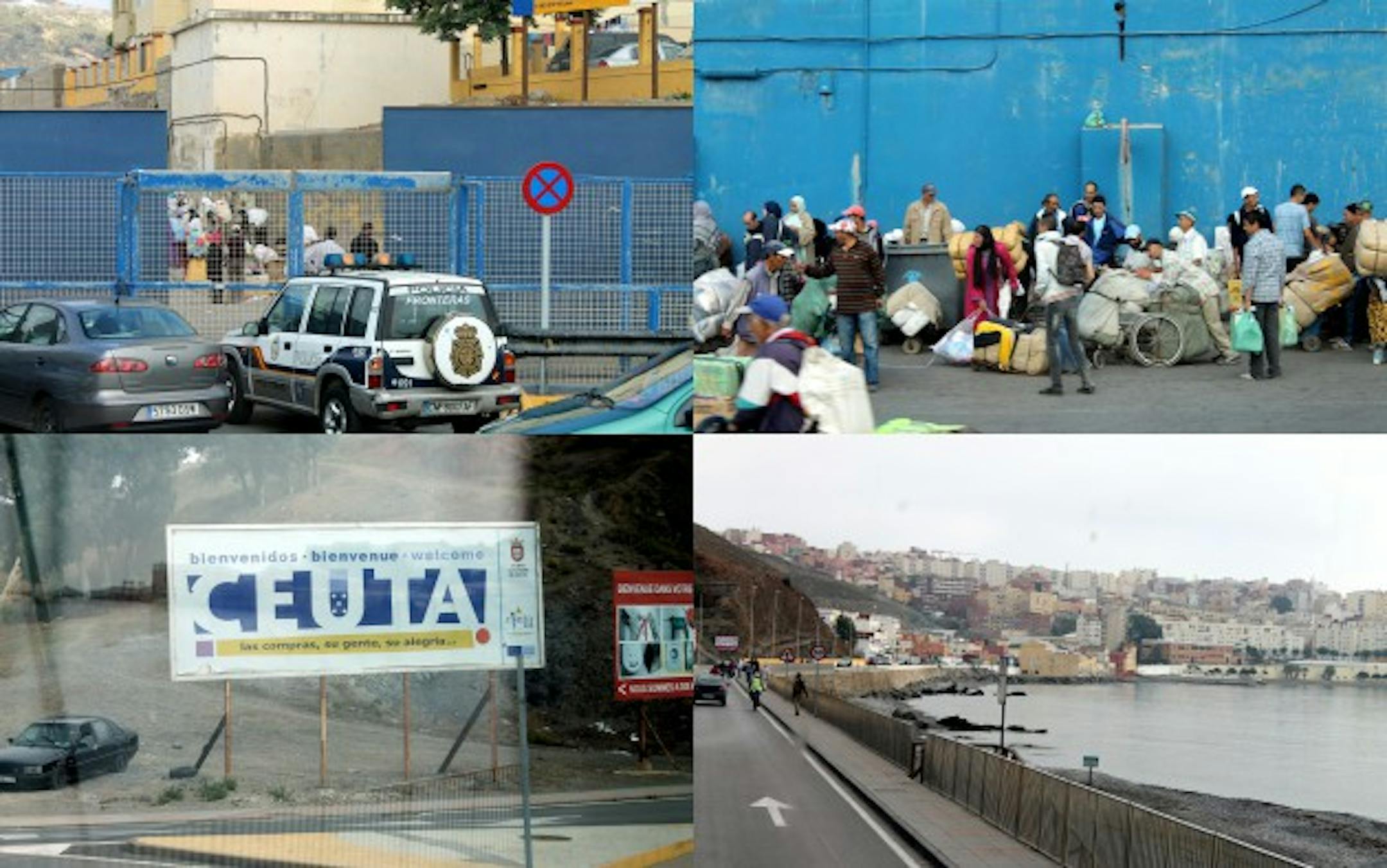 A couple of views of the border.