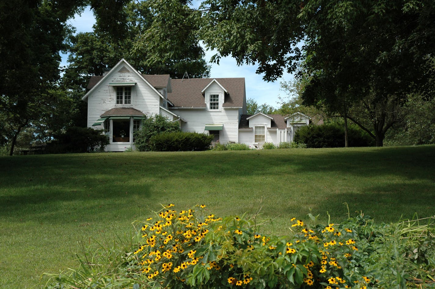 Garst Farmhouse at Whiterock Conservancy in Iowa.