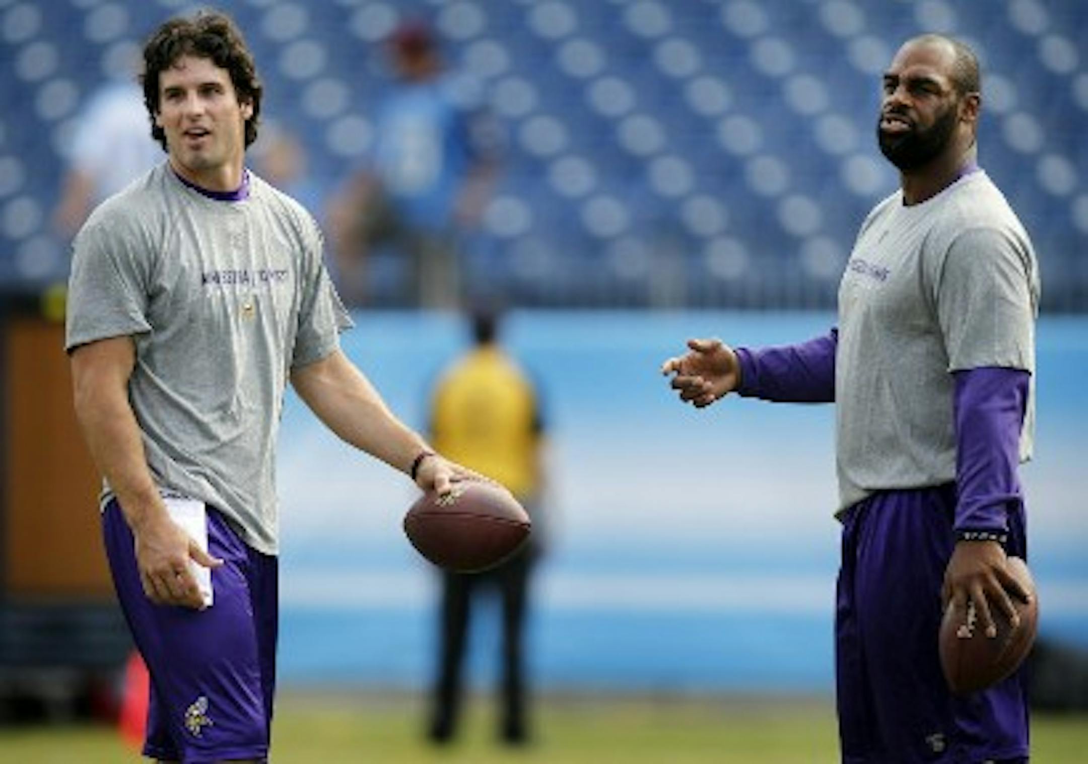 Hey, who's that guy? I don't know, but he might be better than both of us.