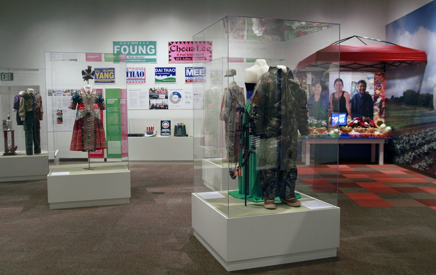 Hmong in Minnesota exhibit at the Minnesota History Center