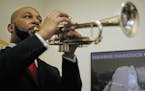 Walker West Music Academy trumpet instructor, Solomon Parham, practiced with a trumpet which he received as a wedding gift from Wynton Marsalis.The in