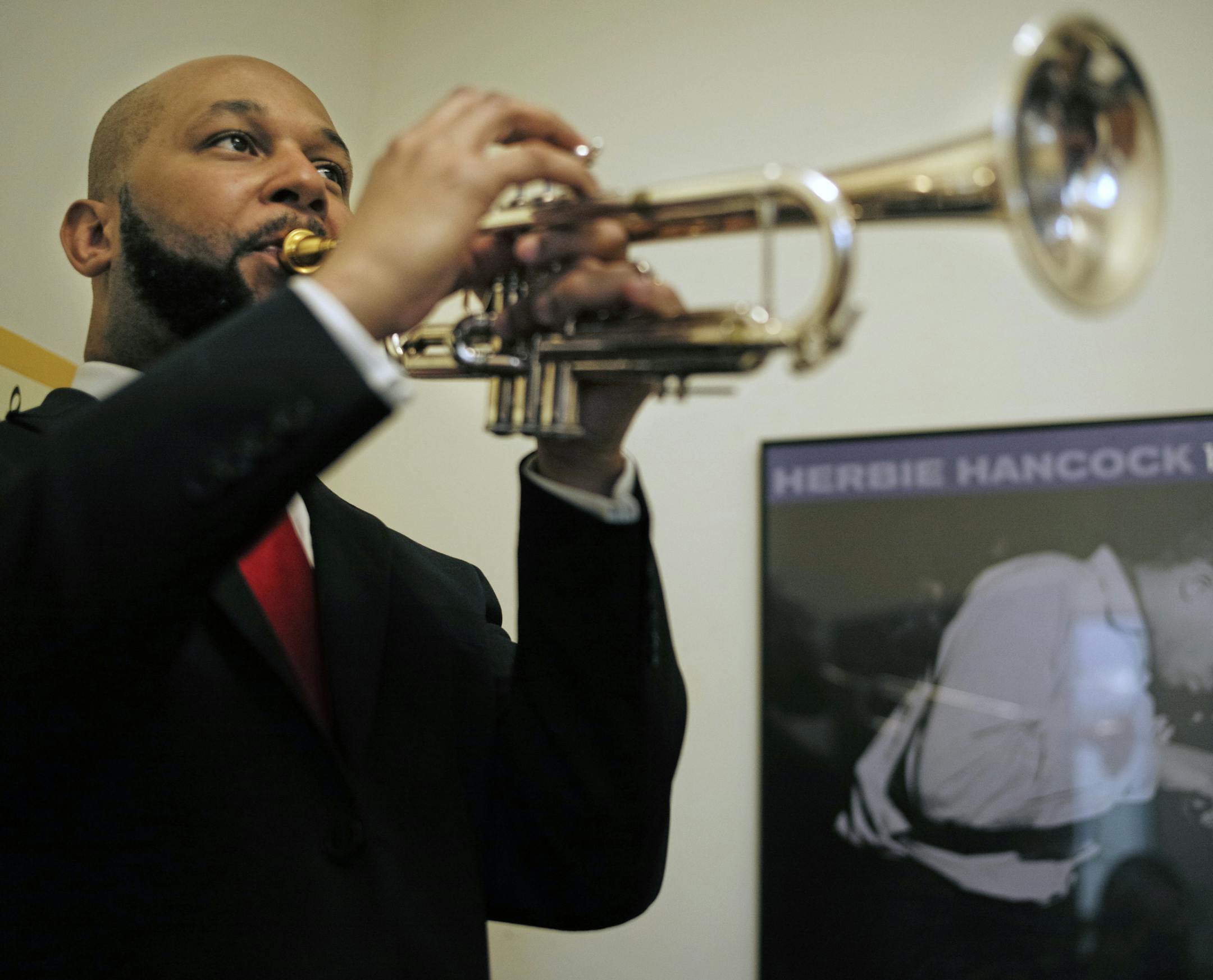 Walker West Music Academy trumpet instructor, Solomon Parham, practiced with a trumpet which he received as a wedding gift from Wynton Marsalis.The institution in St. Paul's Summit University neighborhood that has been teaching folks how to make music for 26 years is moving to bigger and newer digs soon, just across the street. ]richard.tsong-taatarii/rtsong-taatarii@startribune.com
