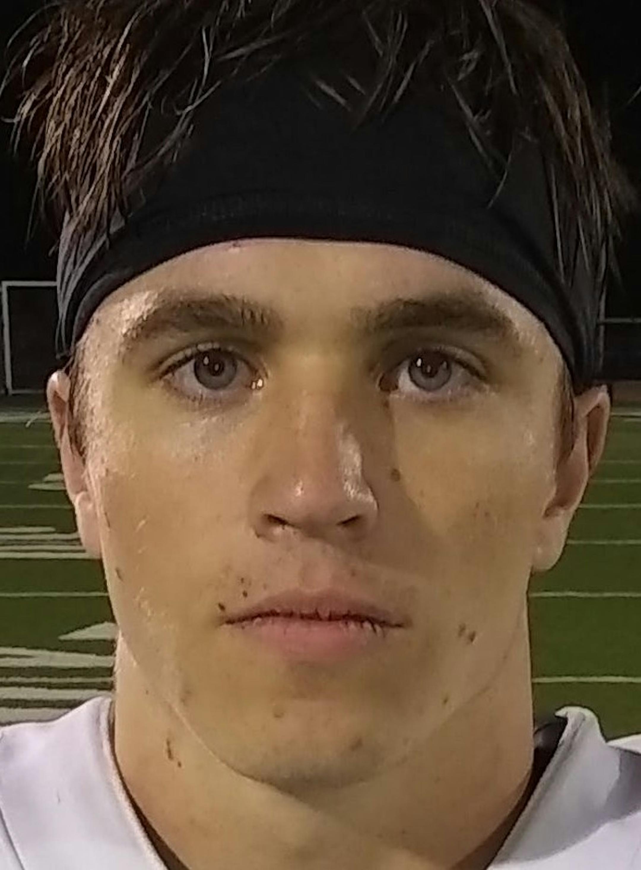 Danny McFadden, St. Thomas Academy football, sr., 2020