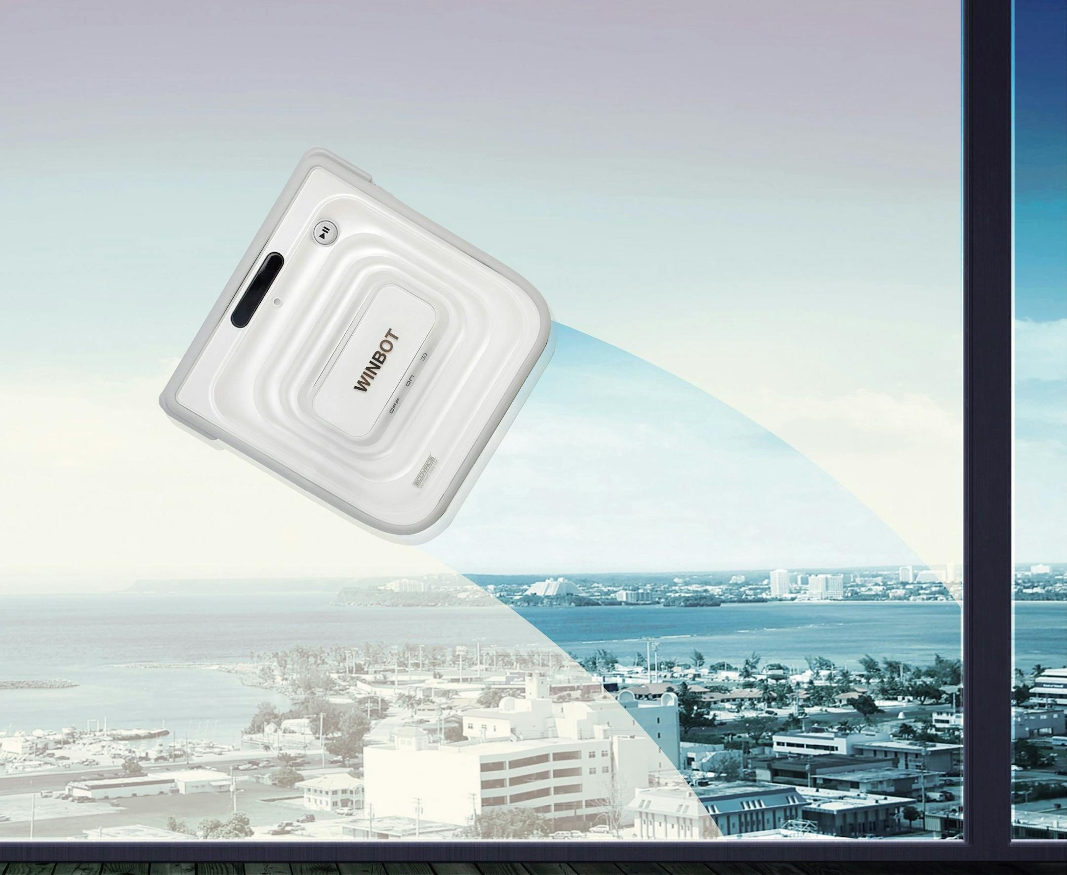 The Winbot 7 moistens, squeegees and dries windows automatically. The gadget, from Ecovacs Robotics, can also clean mirrors and glass doors, railings and shower stalls, with or without frames. (Akron Beacon Journal/MCT) ORG XMIT: 1140057