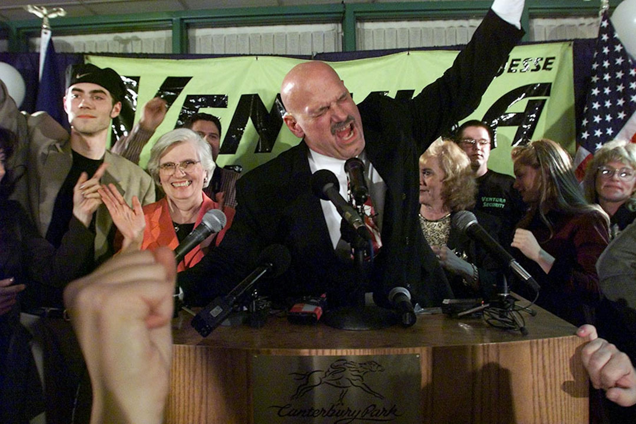 Major profile on Lt. Gov. Mae Schunk, a heartbeat away from Gov. Jesse Ventura, and his diametric opposite in almost every way. Election night found her pretty much overshadowed by Ventura when the were both miraculously elected last fall.