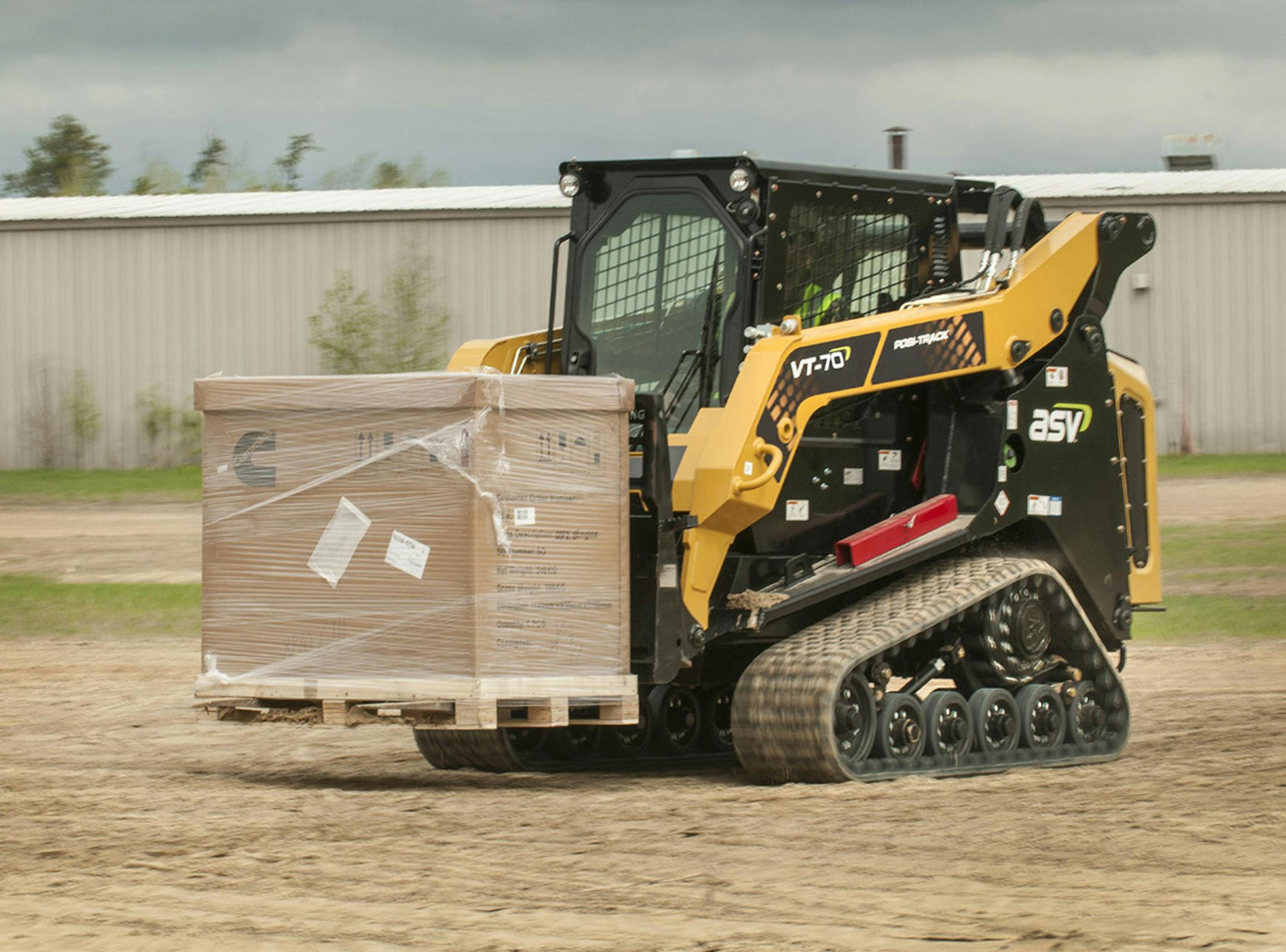 VT70 compact track loader from Grand Rapids-based ASV Holdings Inc. On May 12, 2017, the company completed an IPO that makes them a public company. (Photo provided by ASV)