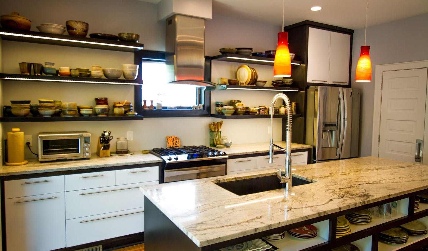 Kitchen remodeled by Shelter Architecture