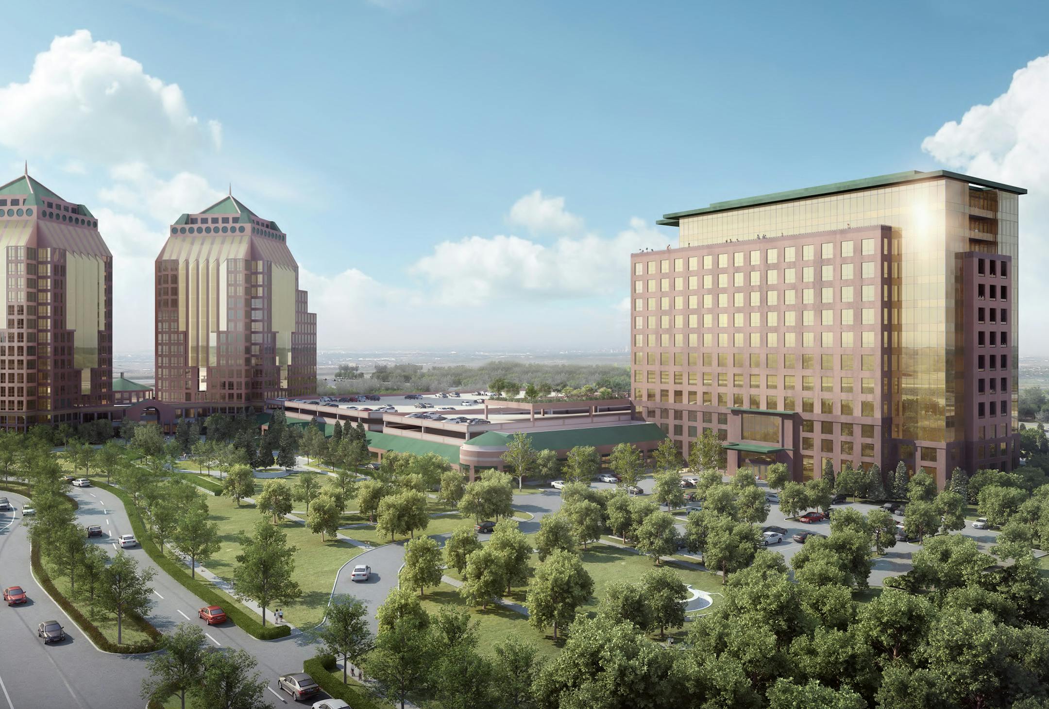 Ryan and Artis REIT plan to build a new 14-story office tower along 394 in Minnetonka. 801 Carlson