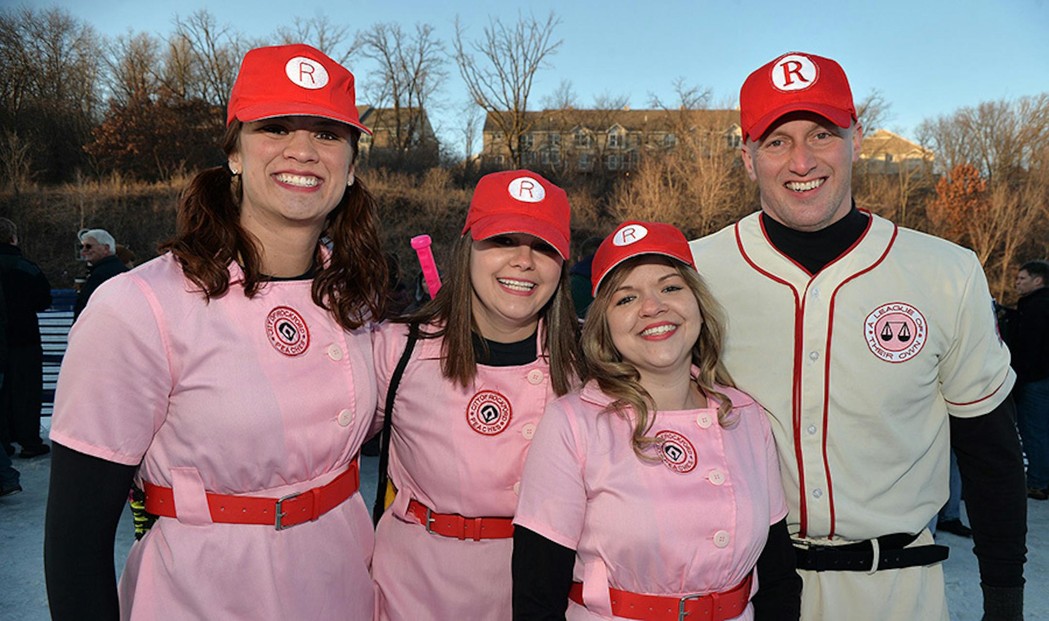 From left, Tina Delakis, Brianna Oliverius, Noel Morisette and Mike Allen. ] (SPECIAL TO THE STAR TRIBUNE/BRE McGEE) **Tina Delakis (left), Brianna Oliverius (center left), Noel Morisette (center right), Mike Allen (right), Bedrace