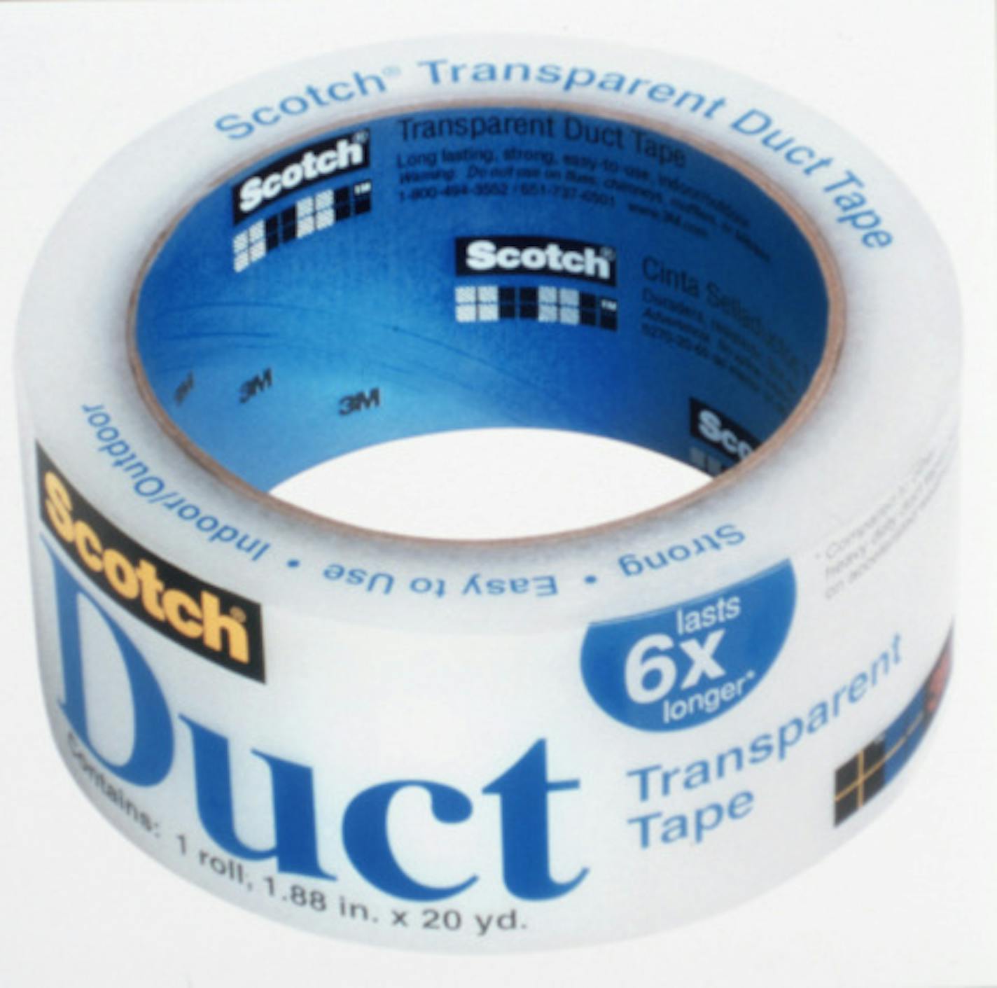 Clear duct tape