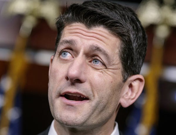 FILE - In this March 24, 2017, photo, House Speaker Paul Ryan of Wis., announces that he is pulling the troubled Republican health care overhaul bill 