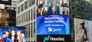 Photo of Jamf Holding on its opening trading day. Image provided by Nasdaq.
