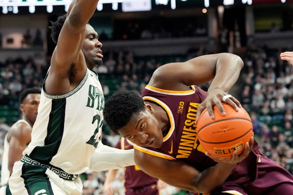 Turnover-prone Gophers fall 76-66 at Michigan State