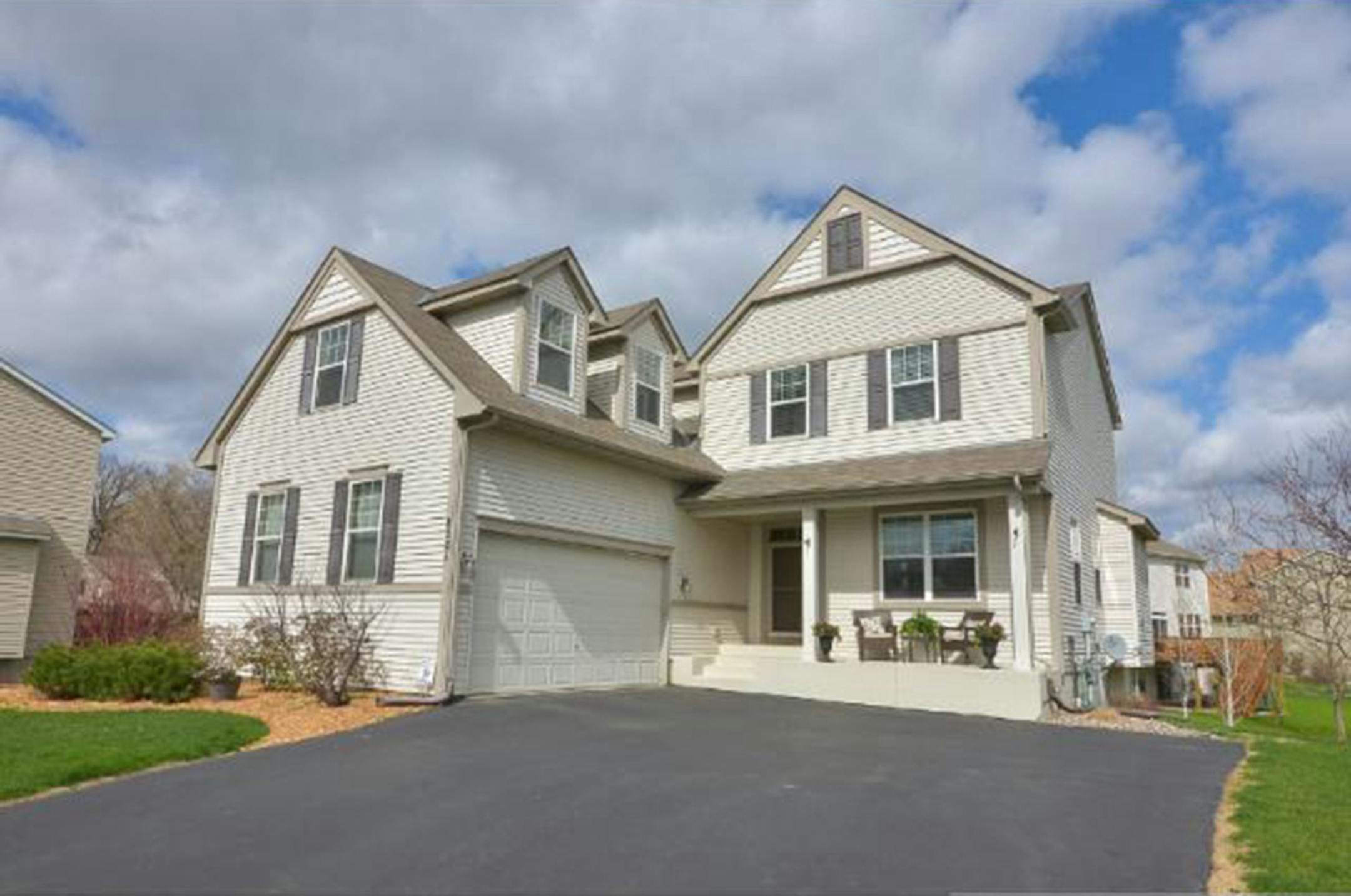 ... Victoria
Built in 2003, this five-bedrom, three-bath house has 3,752 finished square feet and features four bedrooms on one level, second floor laundry, hardwood floors, granite kitchen counter tops, full finished walkout basement, patio, deck and sprinkler system. Listed by Bill Dobbins, Counselor Realty Inc., 612-719-3236.