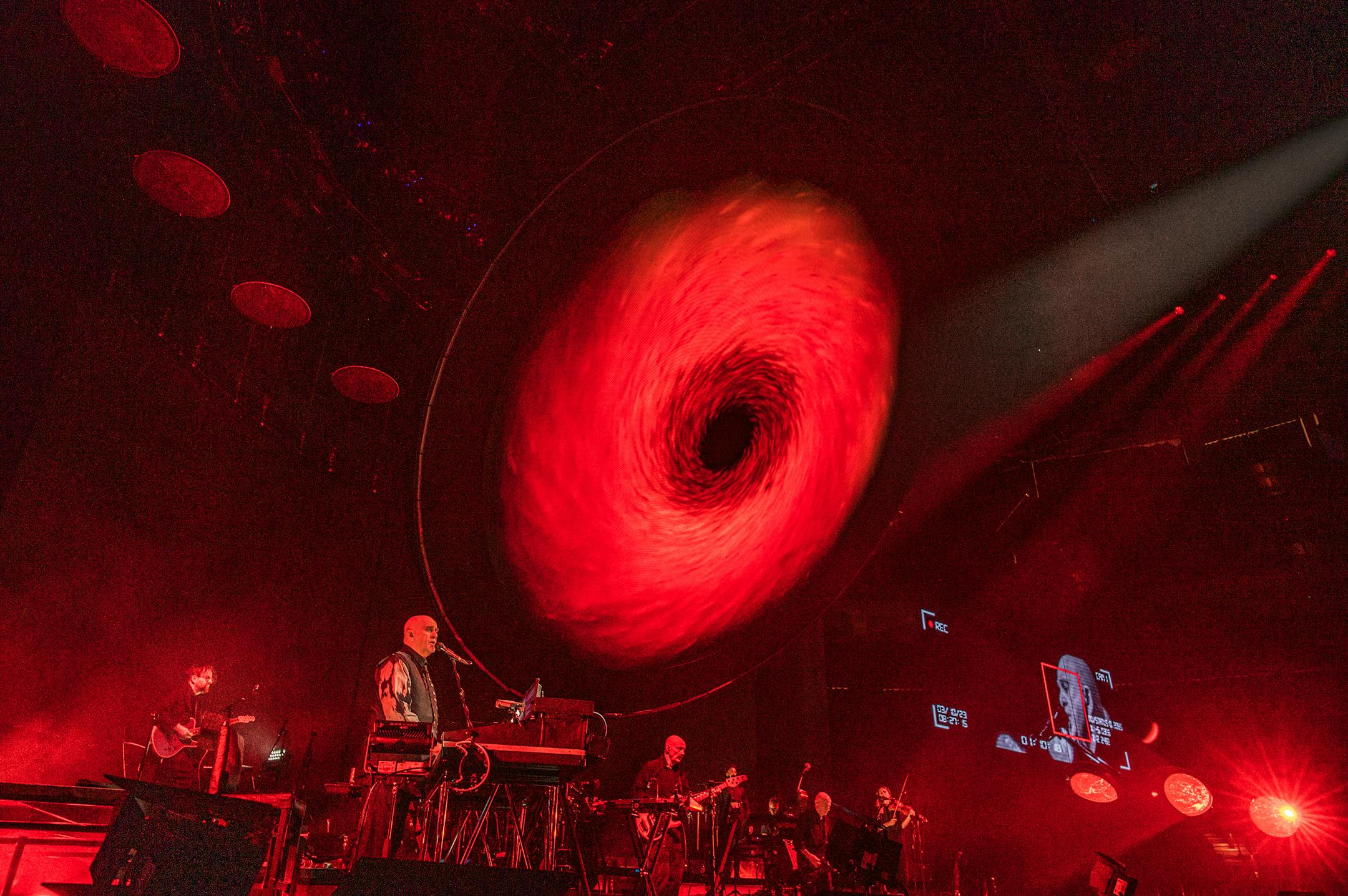 Peter Gabriel performs at the Xcel Center in St.Paul, Minn., on Tuesday, Oct. 3, 2023. ] RICHARD TSONG-TAATARII • richard.tsong-taatarii @startribune.com