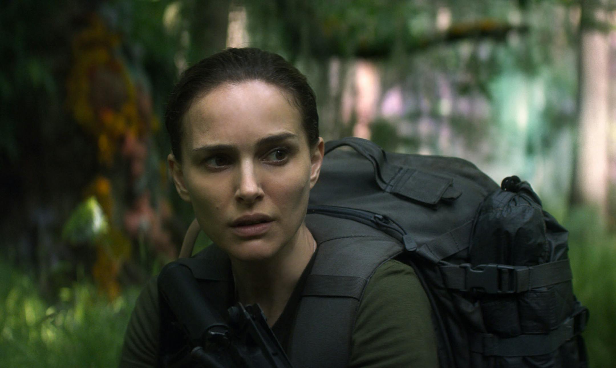 This image released by Paramount Pictures shows Natalie Portman in a scene from "Annihilation." (Paramount Pictures/Skydance via AP)