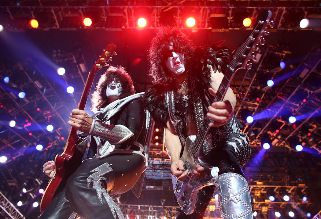 Kiss played the State Fair grandstand on August 29, 2012.