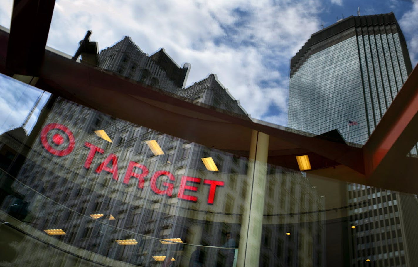 The Nicollet Mall Target store. Target announced Gregg Steinhafel&#x201a;&#xc4;&#xf4;s departure as chairman, president and chief executive officer. ] Monday, May 5, 2014 GLEN STUBBE * gstubbe@startribune.com ORG XMIT: MIN1405051500395556