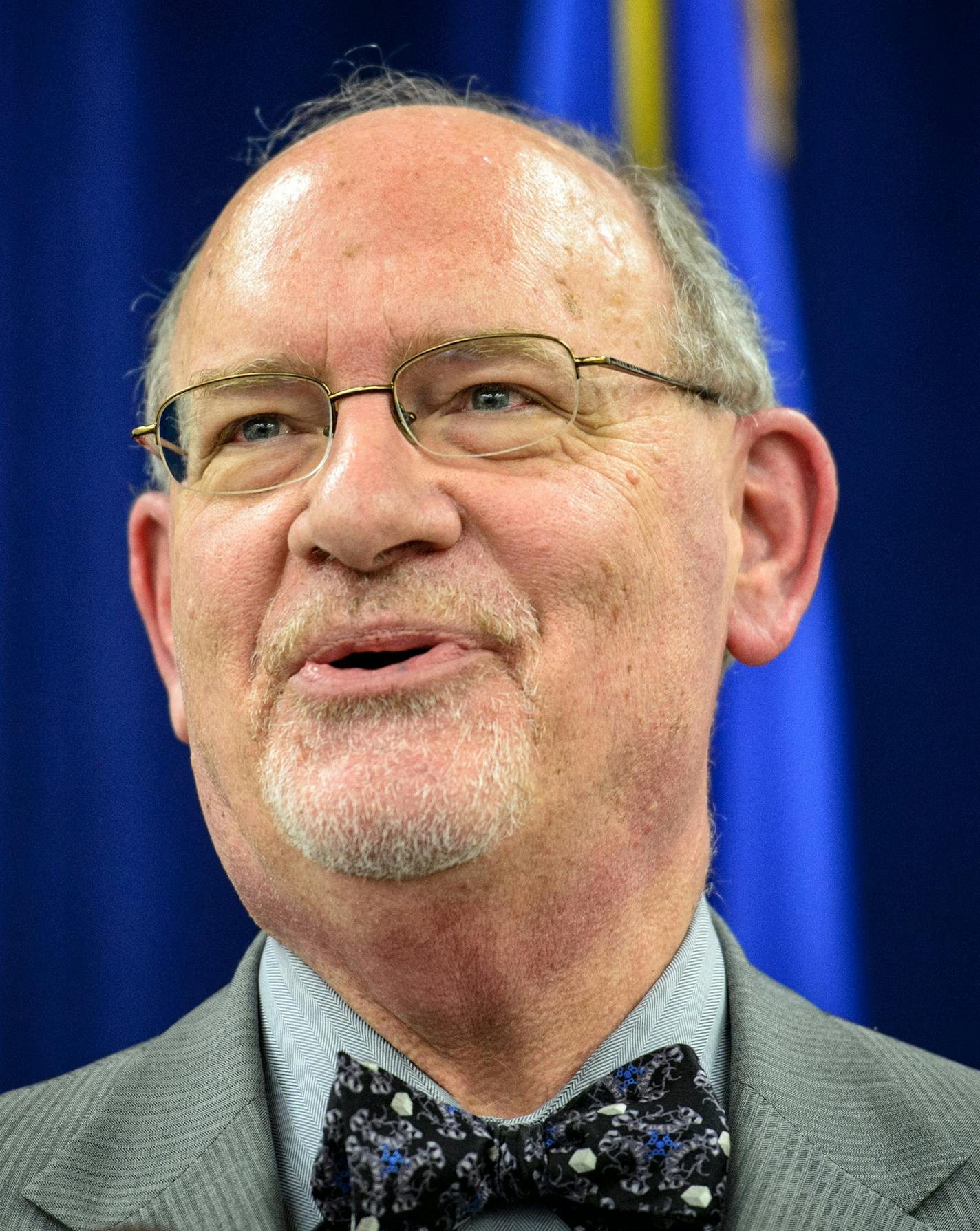 Health Commissioner Ed Ehlinger outlined the plan. ] GLEN STUBBE * gstubbe@startribune.com Monday, October 27, 2014 Gov. Mark Dayton has consulted legal and bioethics experts on an Ebola preparedness announcement he will be making Monday afternoon -- presumably about whether the state will quarantine travelers returning from the west African nations at the center of the deadly viral outbreak.