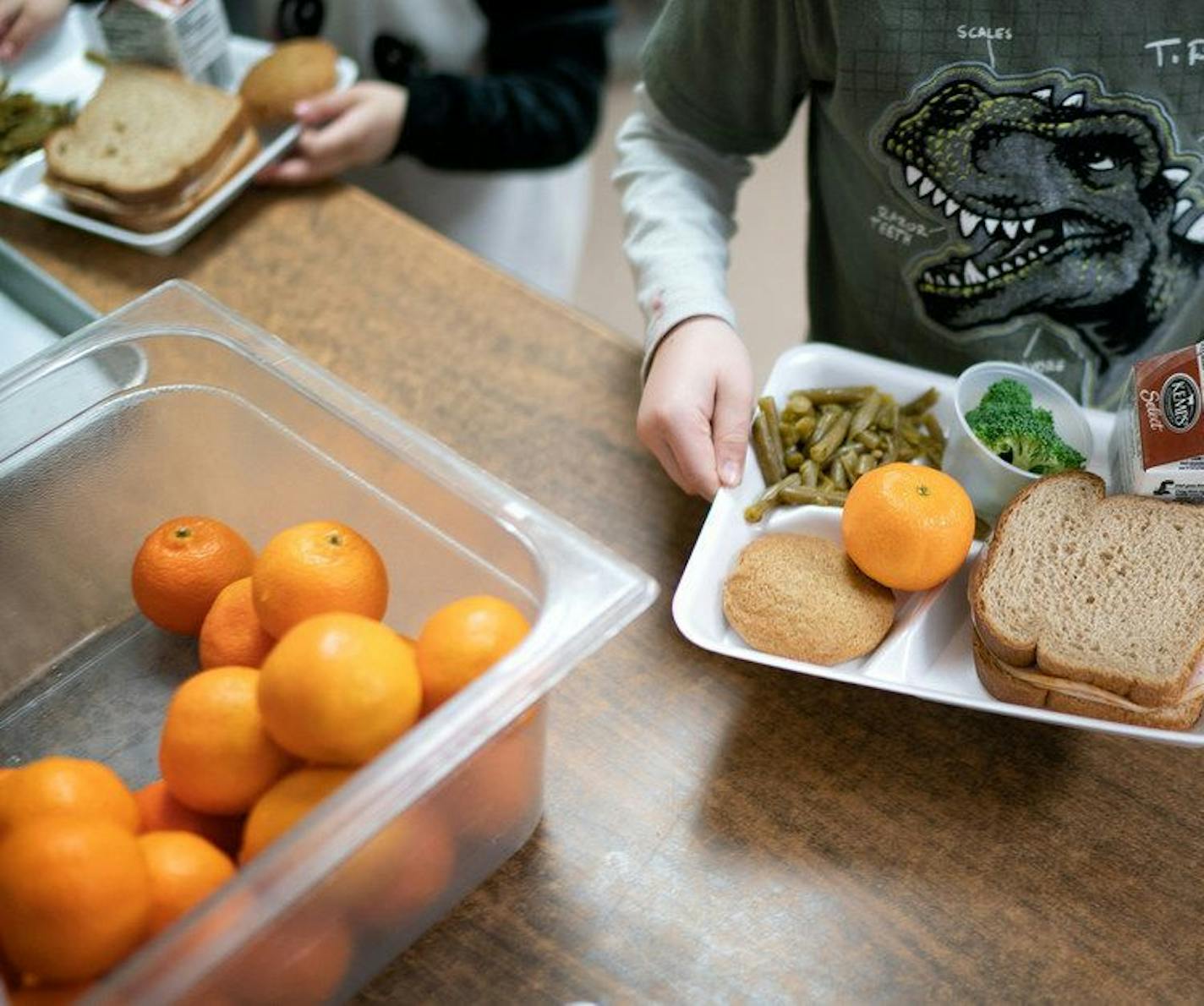 Despite years of outcry, some Minnesota school children still get turned away for a hot lunch if their families haven't paid up. [Star Tribune file photo by Glen Stubbe]