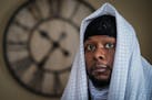 FILE - Myon Burrell is photographed at his home in Minneapolis, Dec. 17, 2020, two days after his release from prison. Burrell, a Black man who was se
