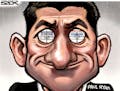 Sack cartoon: Paul Ryan's plans
