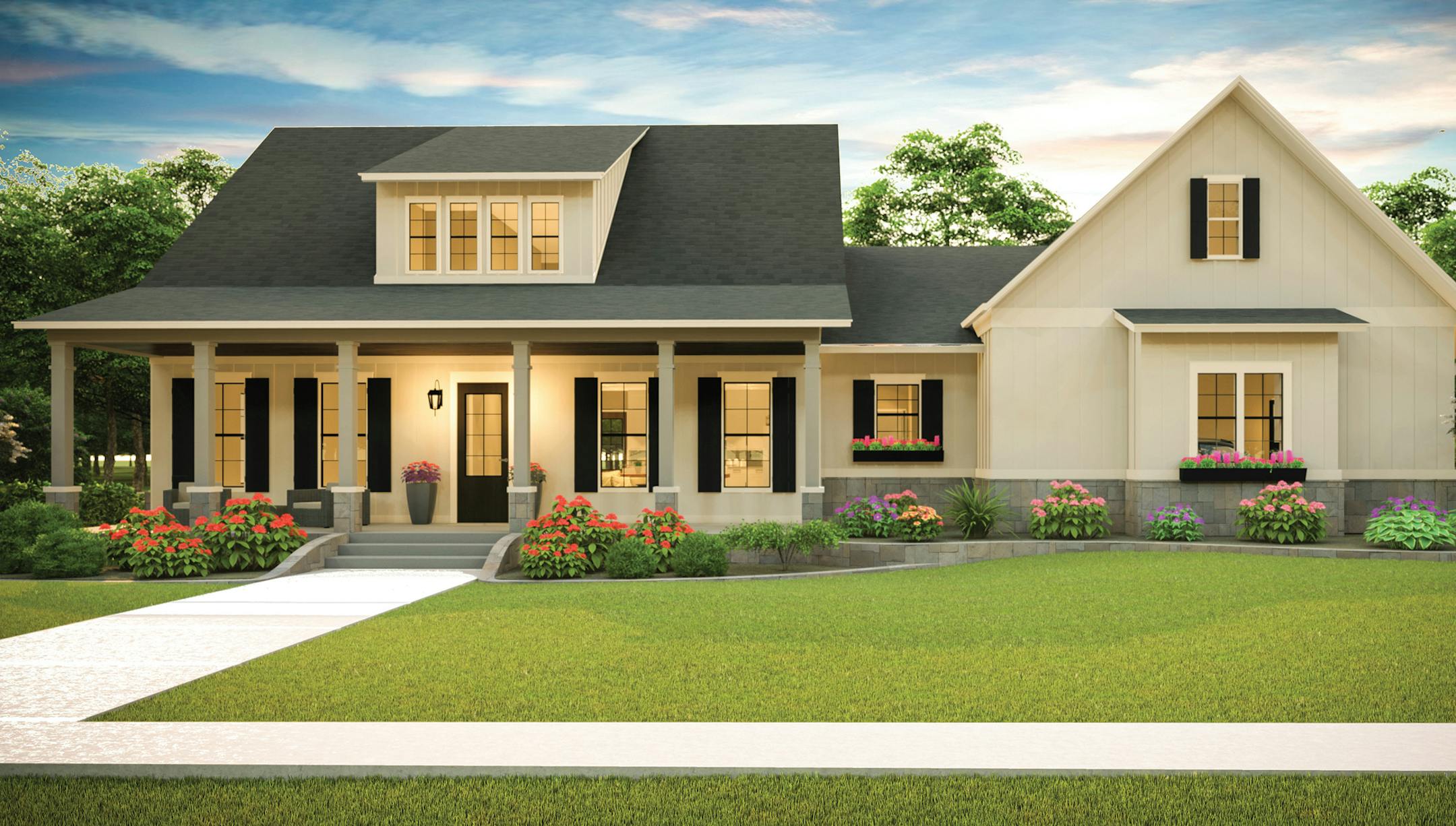 Modern farmhouse offers room to grow