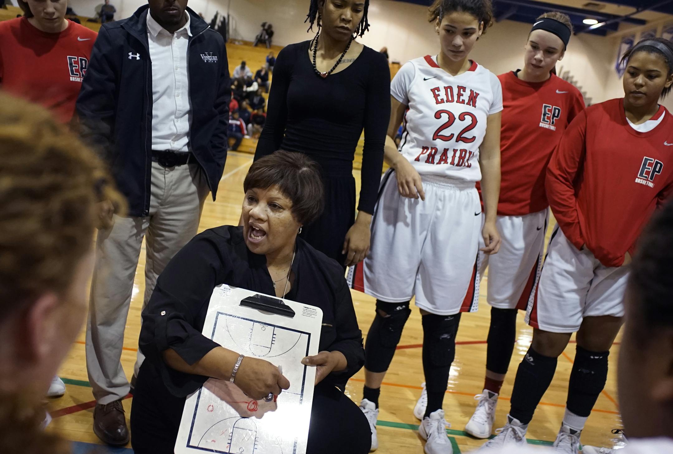 New Eden Prairie girls' basketball coach Faith Johnson Patterson making her return to Minneapolis North, where she first won a state championship. Four of them, in fact. .] rtsong-taatarii@startribune.com/ Richard Tsong-Taatarii